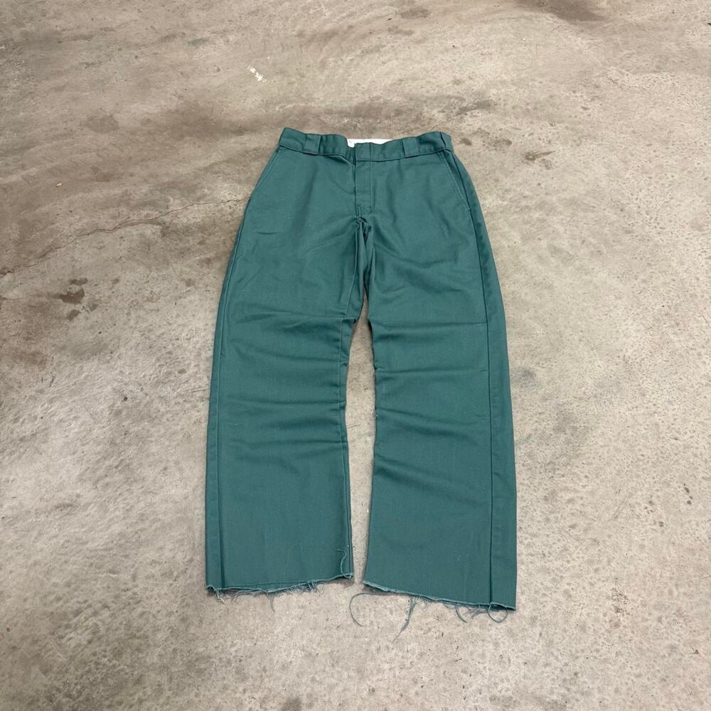 Green Dickies 874 Original Fit Chino Pants - Picture 2 of 8
